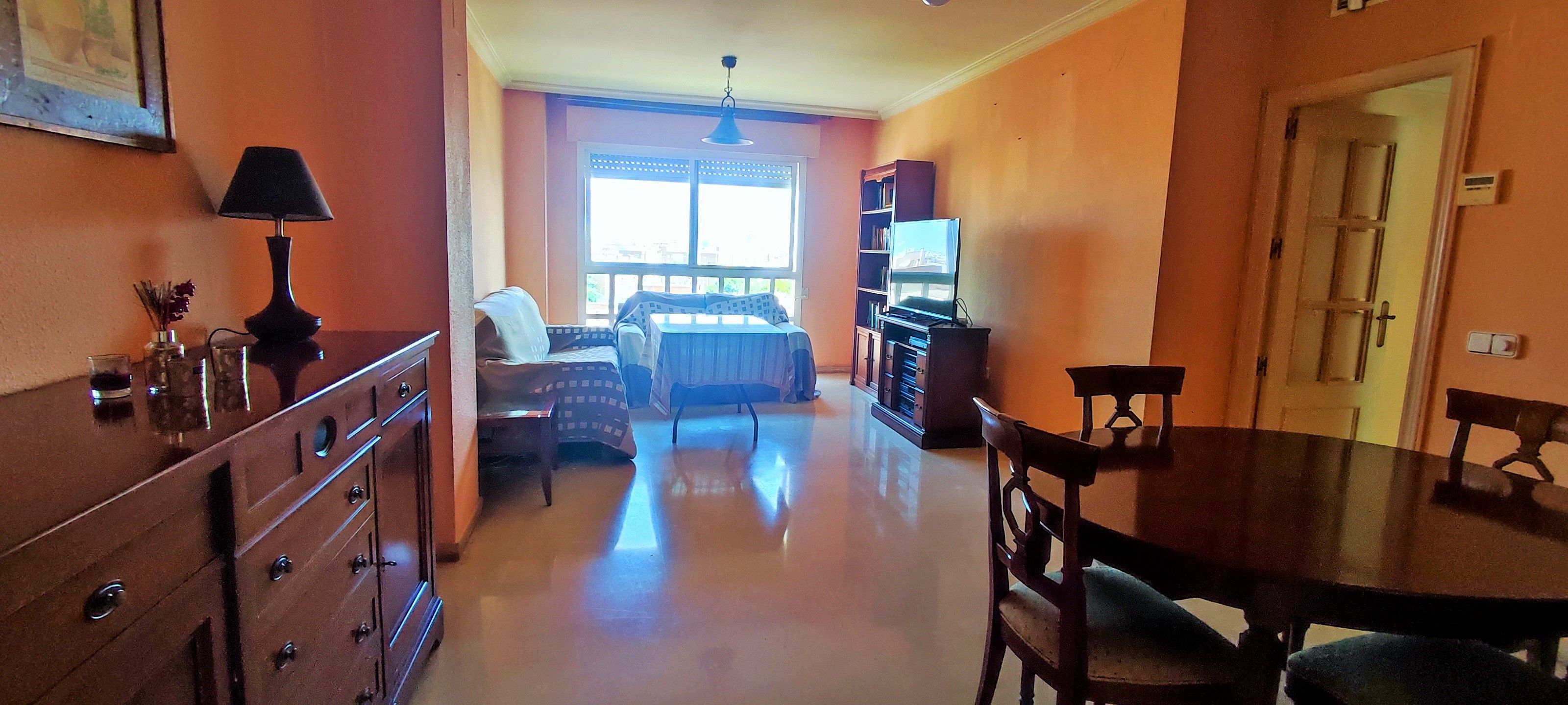 Living room of Flat for sale in Badajoz Capital  with Air Conditioner, Heating and Storage room