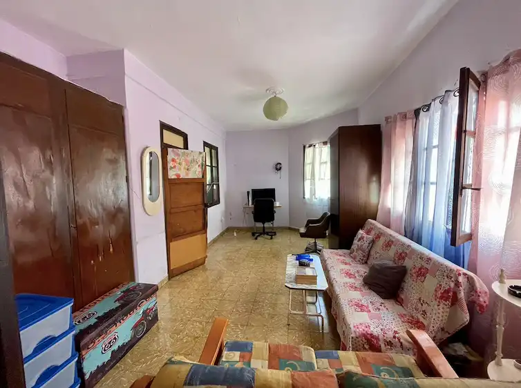 Wohnzimmer von Wohnung zum Verkauf in Las Palmas de Gran Canaria mit Terrasse, Möbliert und Ofen