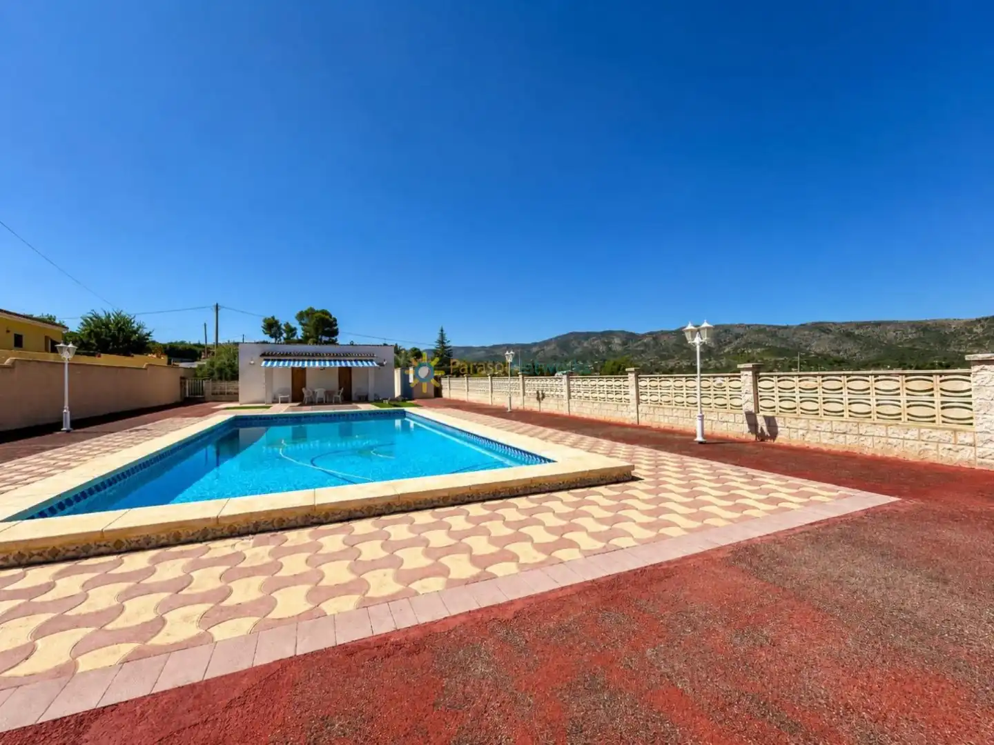 Piscina de Casa o xalet en venda en Ontinyent amb Calefacció, Jardí privat i Terrassa