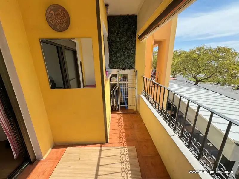 Balcony of Flat for rent in Alboraya  with Air Conditioner, Parquet flooring and Furnished