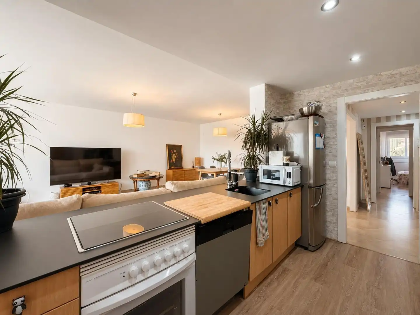 Cocina de Piso en venta en Alicante / Alacant con Aire acondicionado, Calefacción y Amueblado