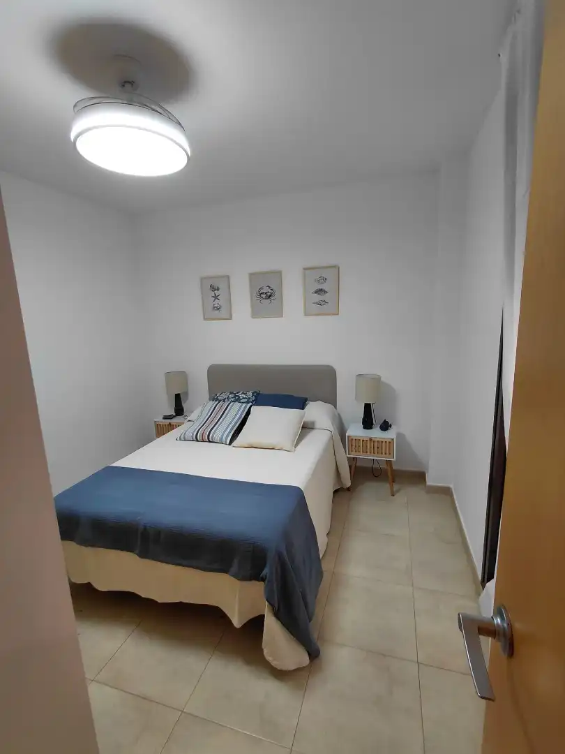 Bedroom of Flat for rent in Benicarló  with Terrace, Furnished and Oven