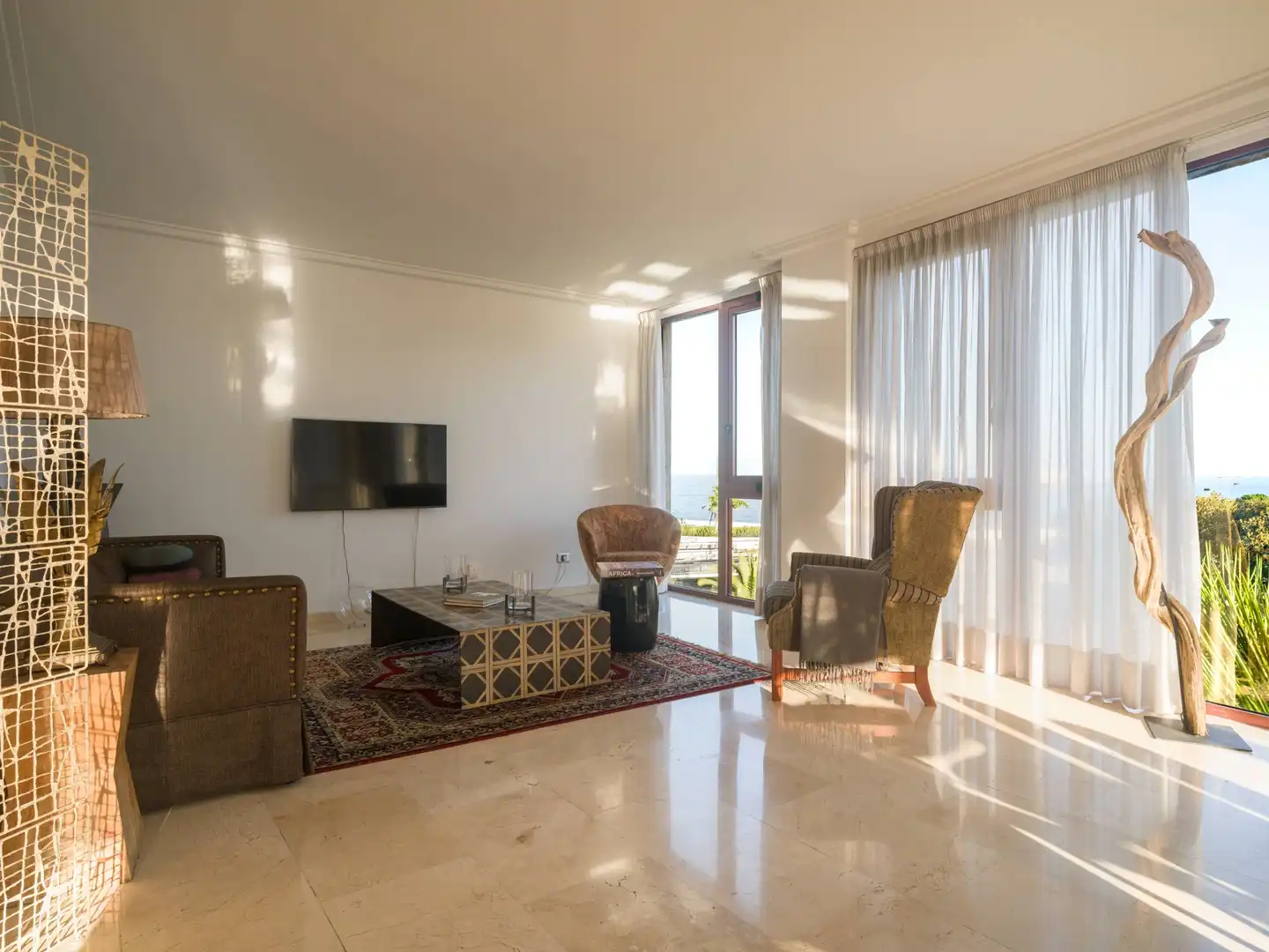 Sala d'estar de Pis en venda en Las Palmas de Gran Canaria amb Aire condicionat