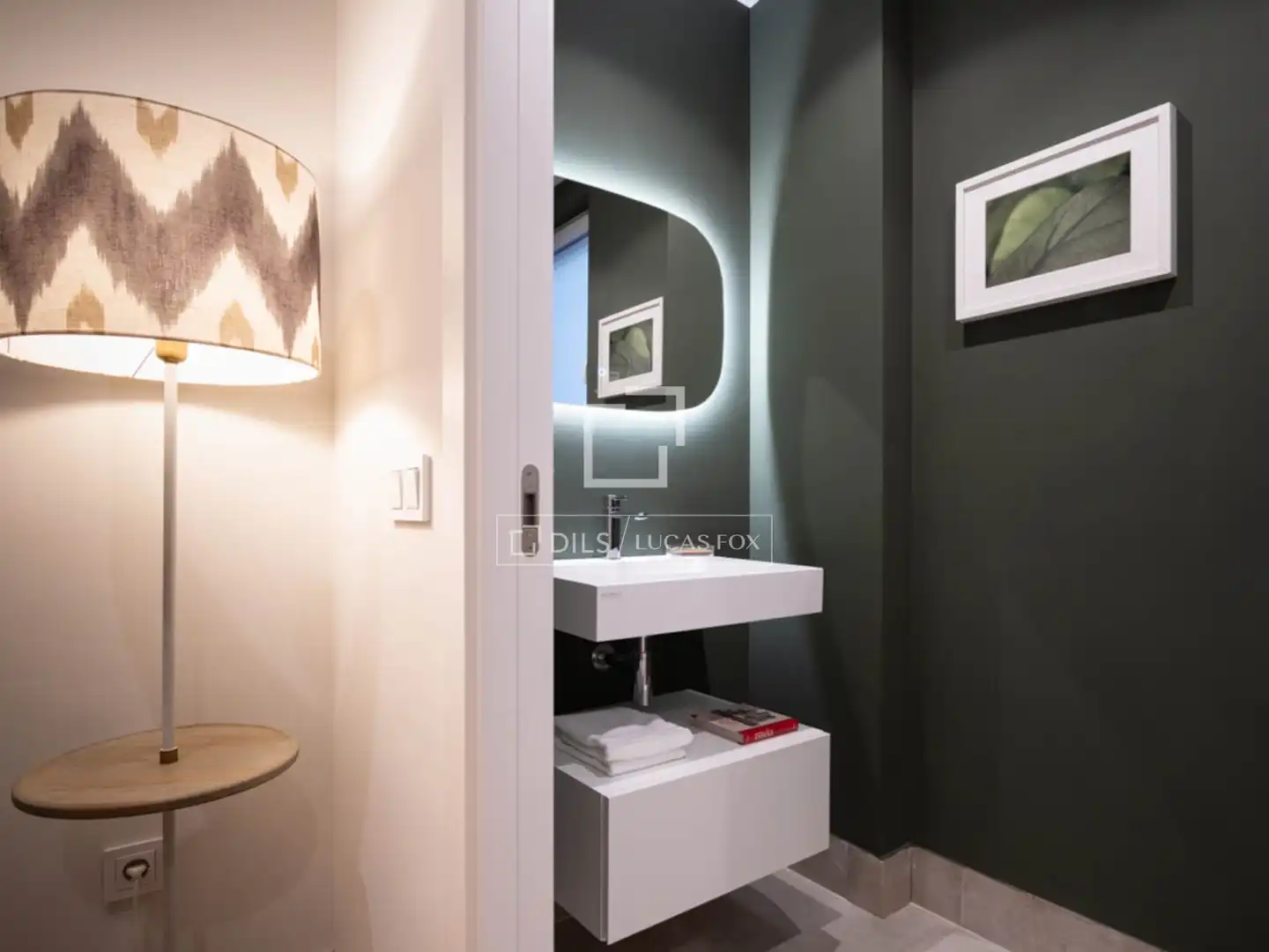 Baño de Piso de alquiler en Sant Miquel de Fluvià con Aire acondicionado y Amueblado