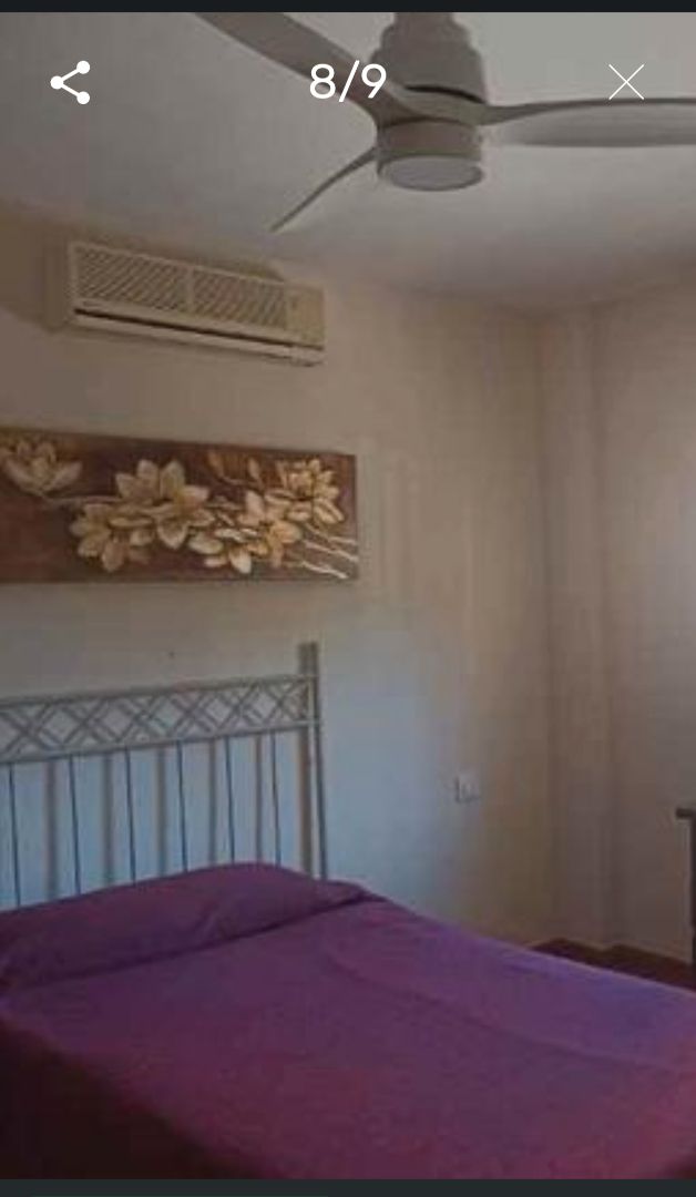 Bedroom of Flat to rent in  Sevilla Capital  with Furnished