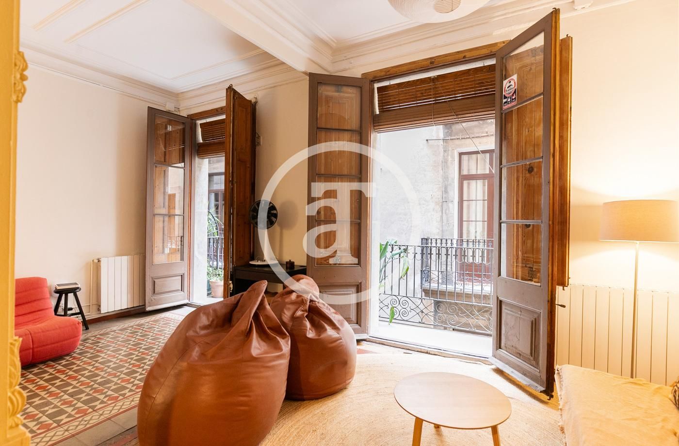 Bedroom of Flat to rent in  Barcelona Capital  with Air Conditioner, Heating and Furnished