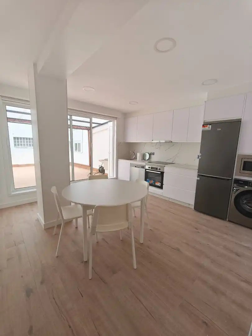 Kitchen of Flat for rent in A Coruña Capital   with Heating and Terrace