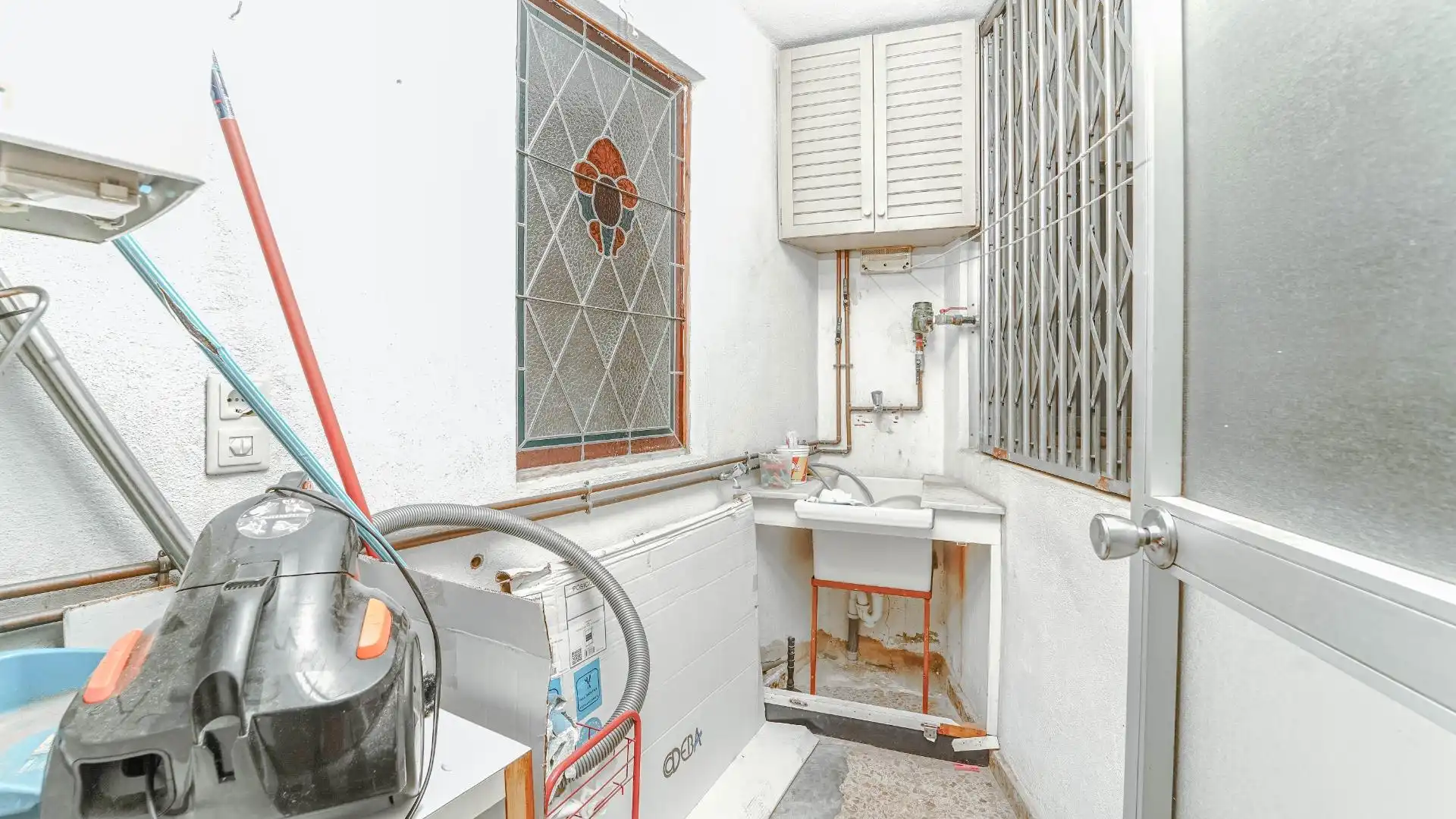Küche von Wohnung zum Verkauf in  Palma de Mallorca mit Parkett