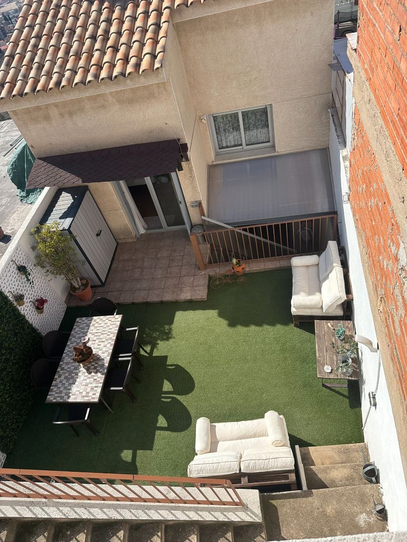 Terrace of Single-family semi-detached for sale in Santa Coloma de Gramenet  with Heating, Terrace and Balcony
