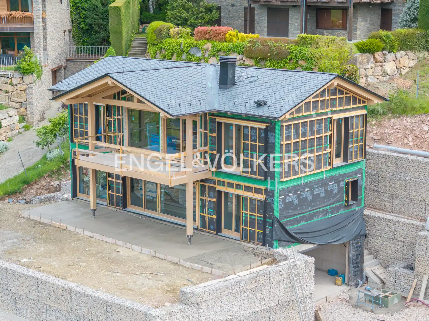 Exterior view of Houses for sale in Prullans  with Air Conditioner, Heating and Private garden