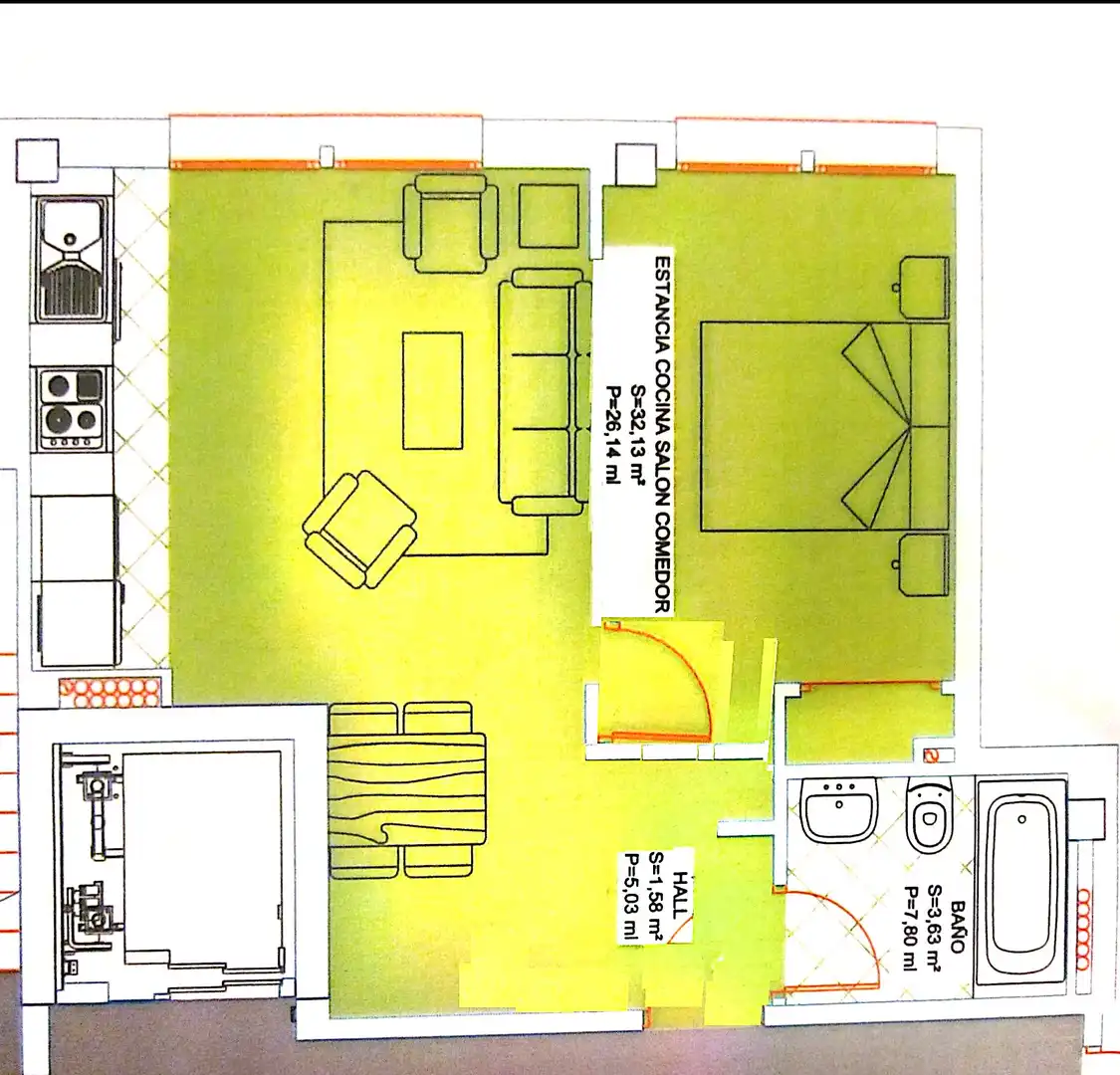 Wohnung mit Aufzug zum Verkauf in Rúa de Isidro Parga Pondal, imagen 6