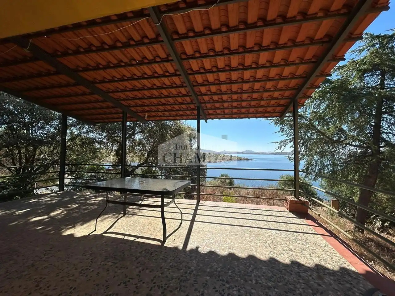 Terraza de Casa o chalet en venta en Orellana de la Sierra con Aire acondicionado, Jardín privado y Terraza