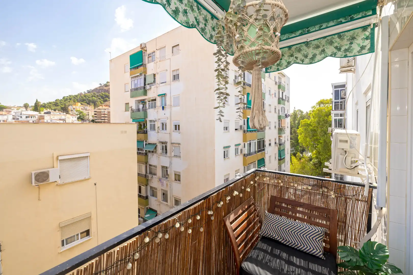 Balcony of Flat for sale in Málaga  with Air Conditioner, Heating and Terrace
