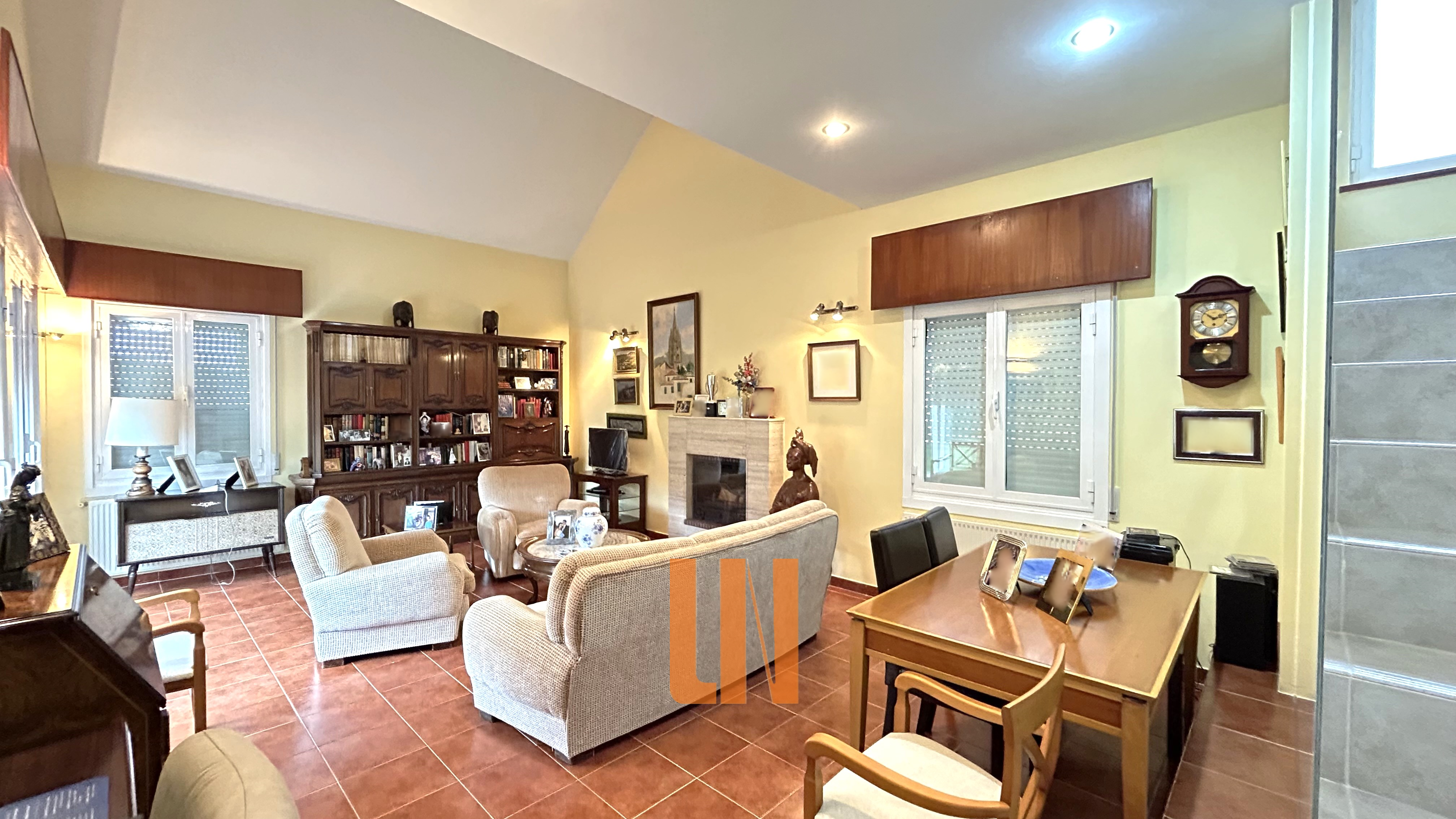 Living room of House or chalet for sale in Oleiros  with Heating, Private garden and Parquet flooring