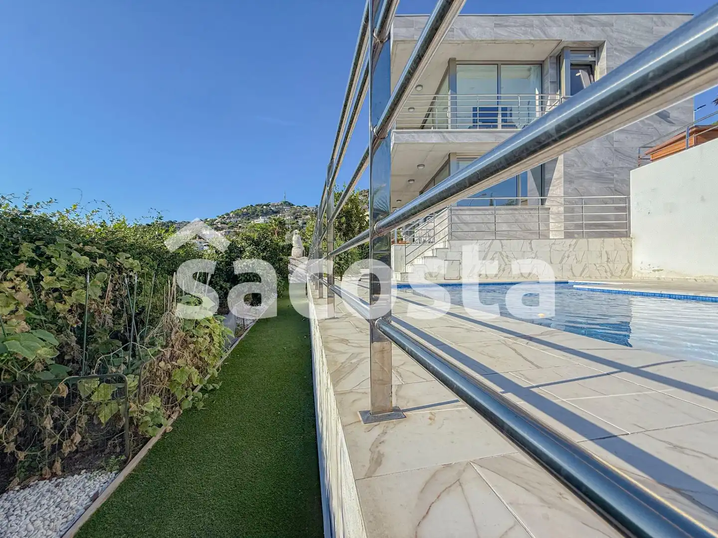 Jardí de Casa o xalet en venda en Lloret de Mar amb Aire condicionat, Jardí privat i Terrassa