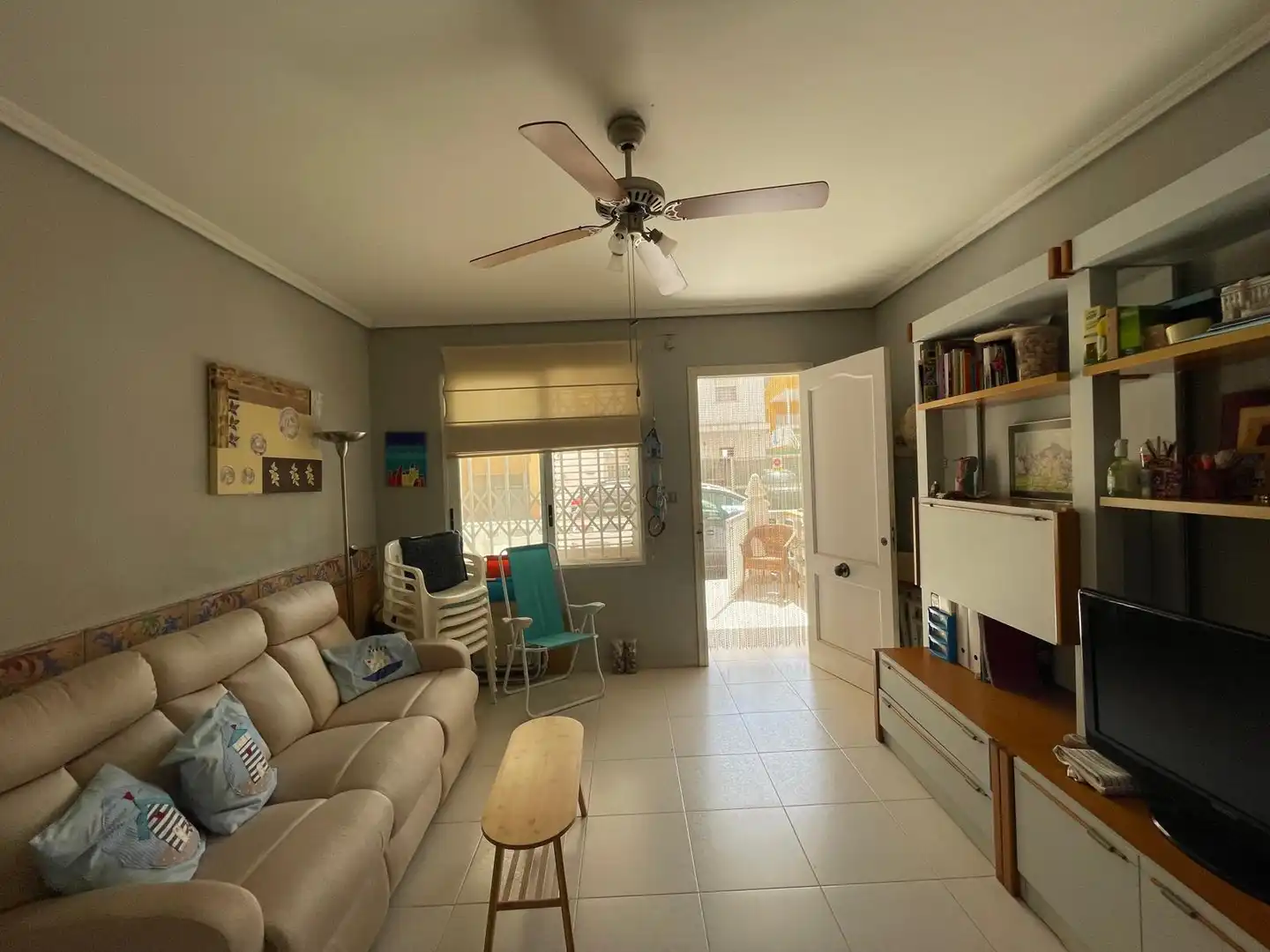 Sala d'estar de Apartament en venda en Moncofa amb Terrassa, Moblat i Forn