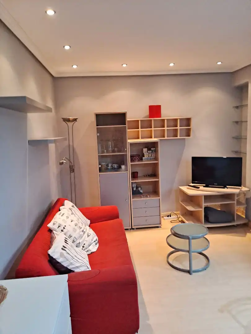 Sala de estar de Piso de alquiler en Zaragoza con Calefacción, Parquet y Amueblado