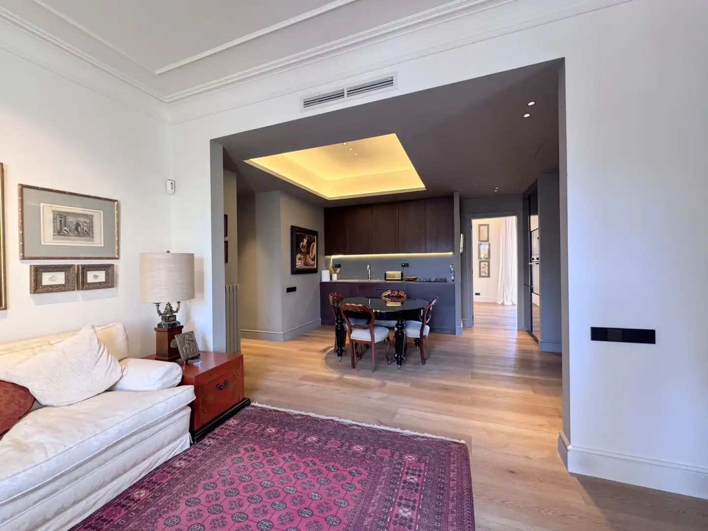 Sala d'estar de Pis en venda en Granollers amb Aire condicionat, Calefacció i Parquet