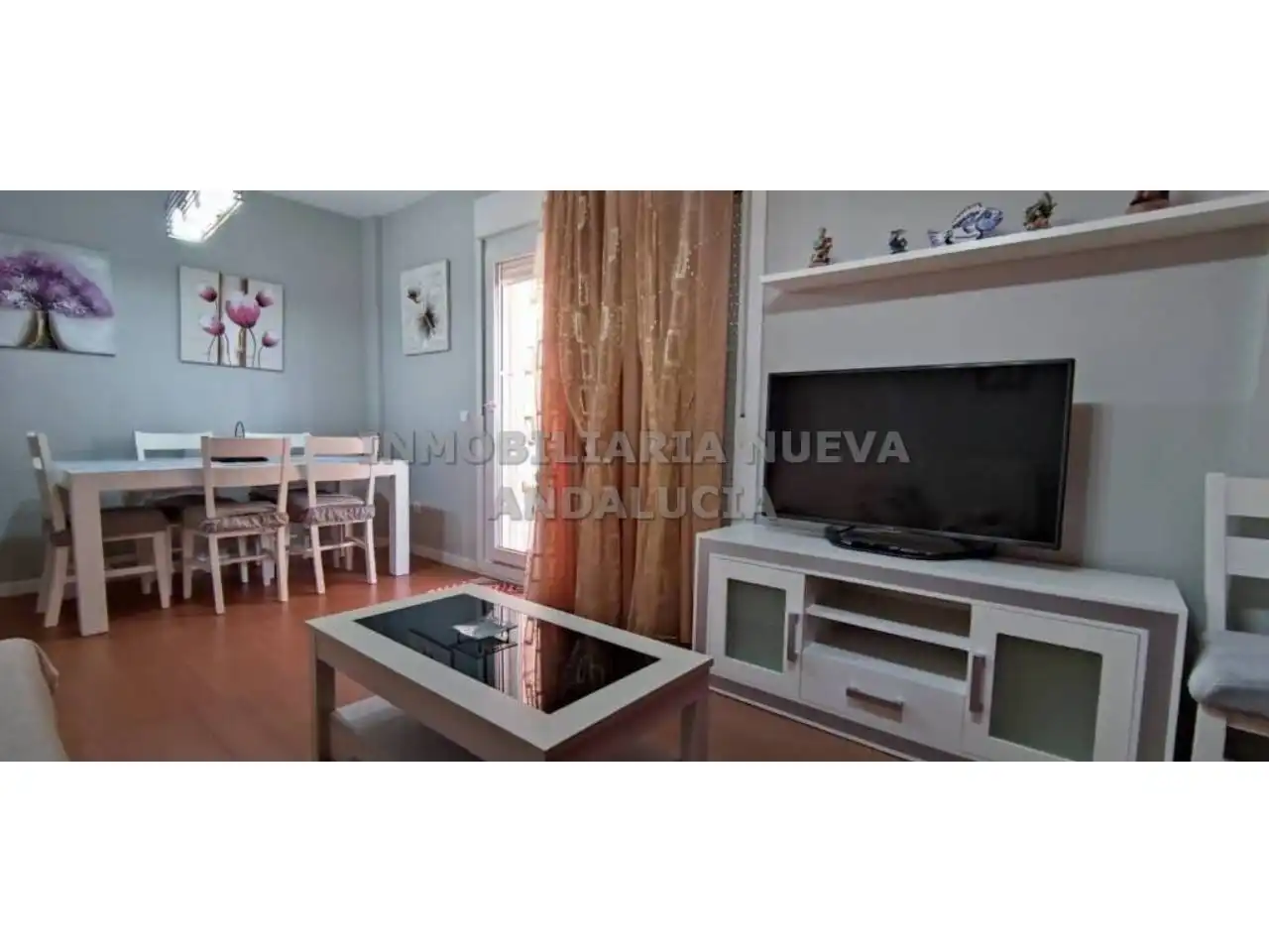 Sala d'estar de Pis de lloguer en Almería amb Aire condicionat, Jardí privat i Terrassa