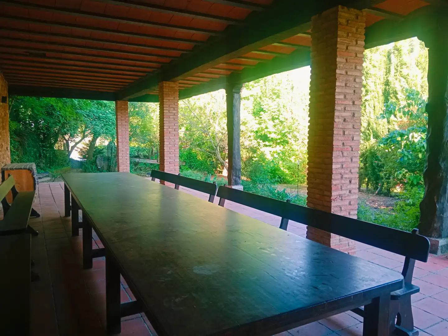 Terraza de Finca rústica en venta en Navaconcejo con Aire acondicionado, Calefacción y Jardín privado