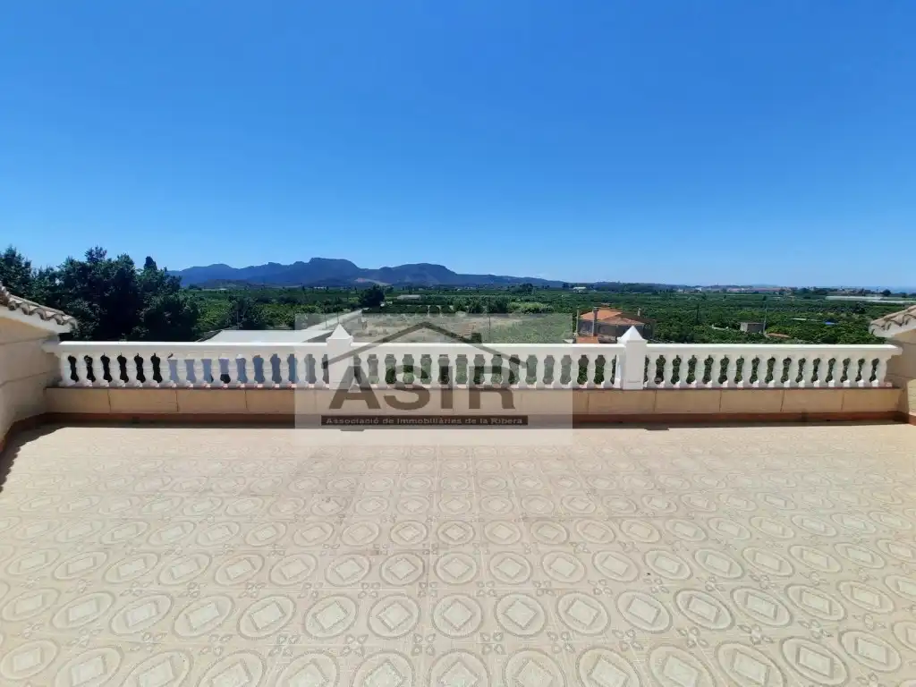 Terrassa de Casa o xalet en venda en Albalat de la Ribera amb Aire condicionat, Calefacció i Jardí privat