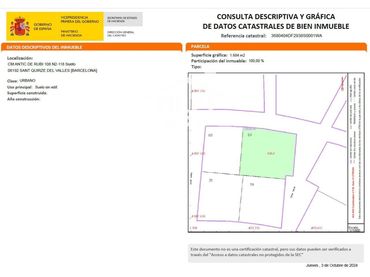 Terreno rústico en venta en Antic de Rubí