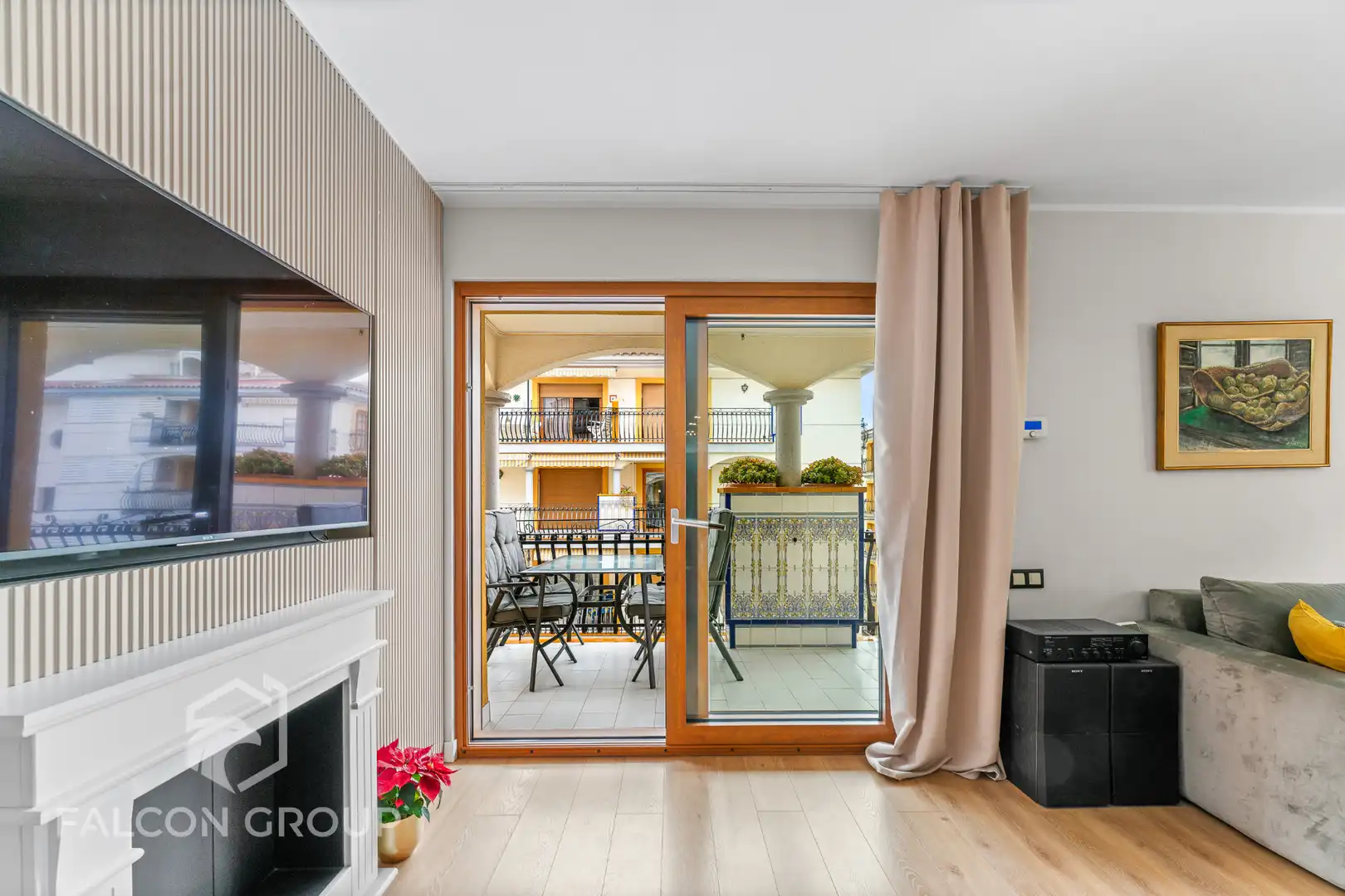 Balcony of Flat for sale in Calafell  with Air Conditioner, Heating and Parquet flooring