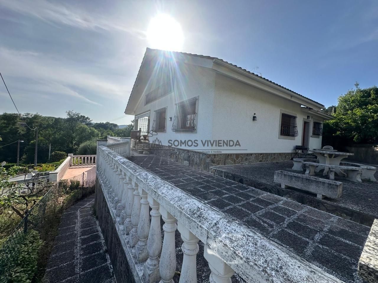 Exterior view of House or chalet for sale in Ourense Capital   with Heating, Private garden and Terrace