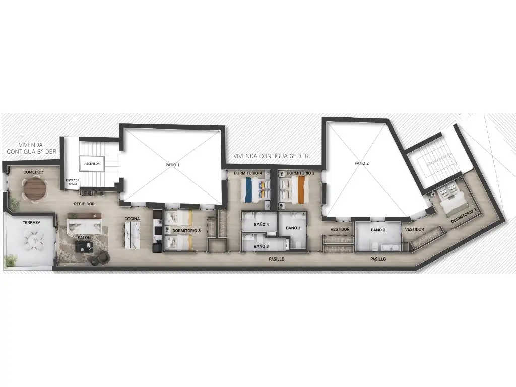 Attic for sale in Madrid  with Air Conditioner, Terrace and Swimming Pool