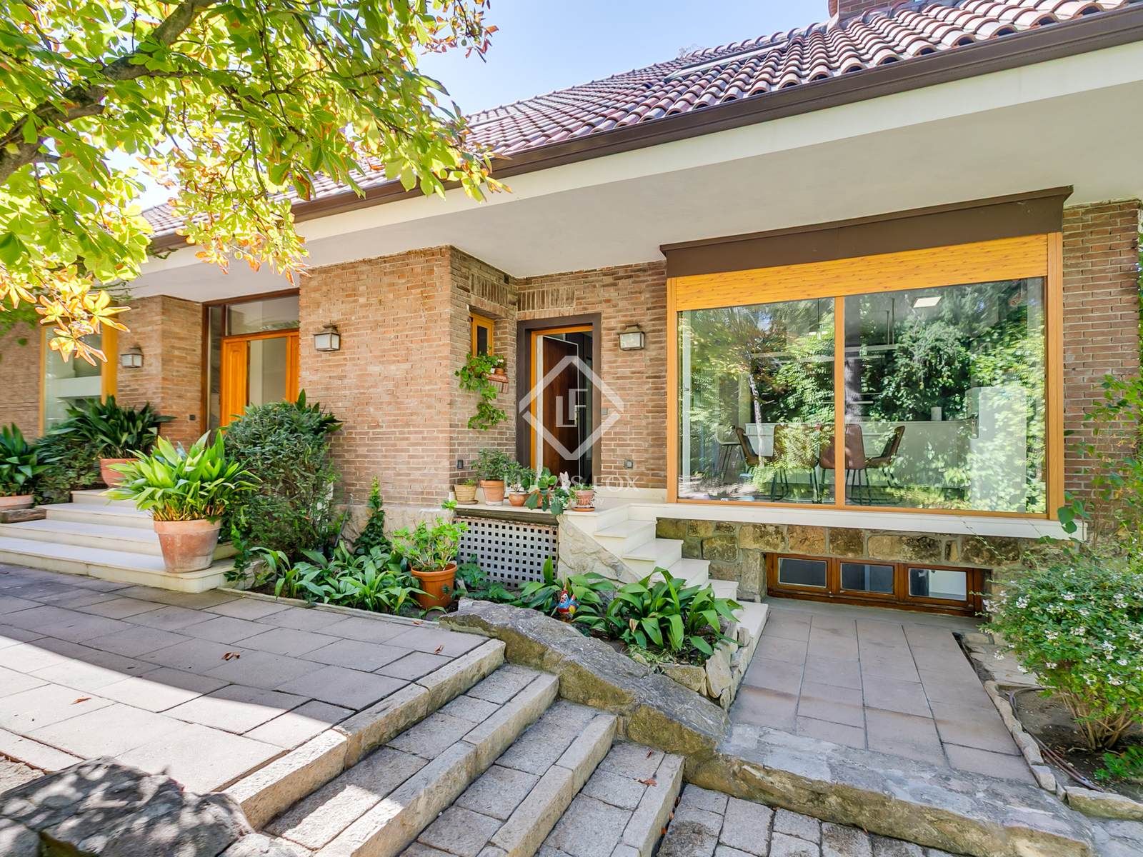 Exterior view of House or chalet for sale in La Moraleja  with Air Conditioner, Heating and Private garden