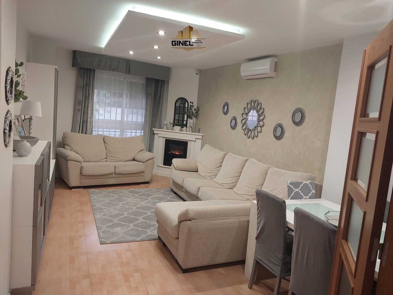 Wohnzimmer von Wohnung miete in Torredelcampo mit Klimaanlage, Heizung und Abstellraum