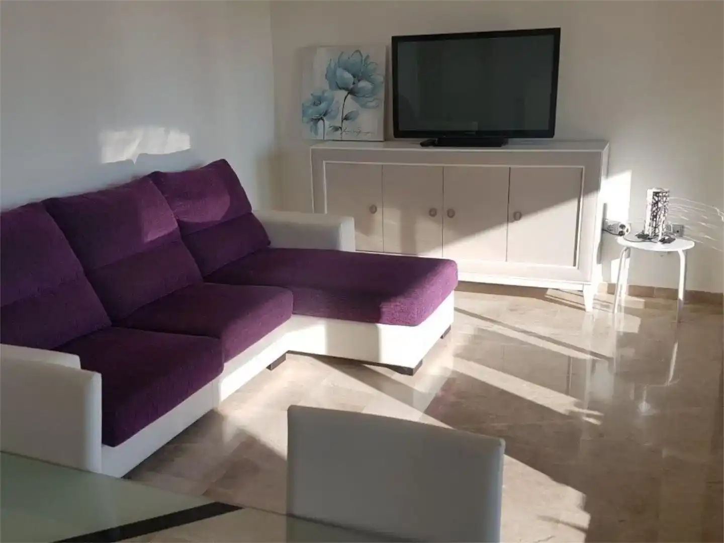 Living room of Flat for rent in Benidorm  with Air Conditioner and Swimming Pool