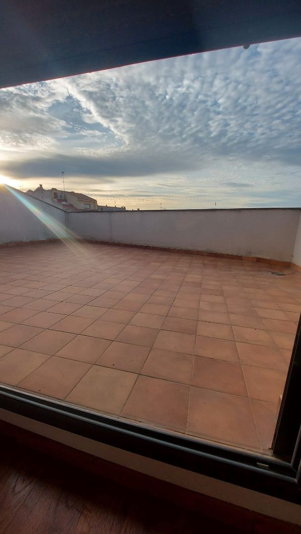 Terrace of Flat for sale in Caspe  with Heating, Parquet flooring and Terrace