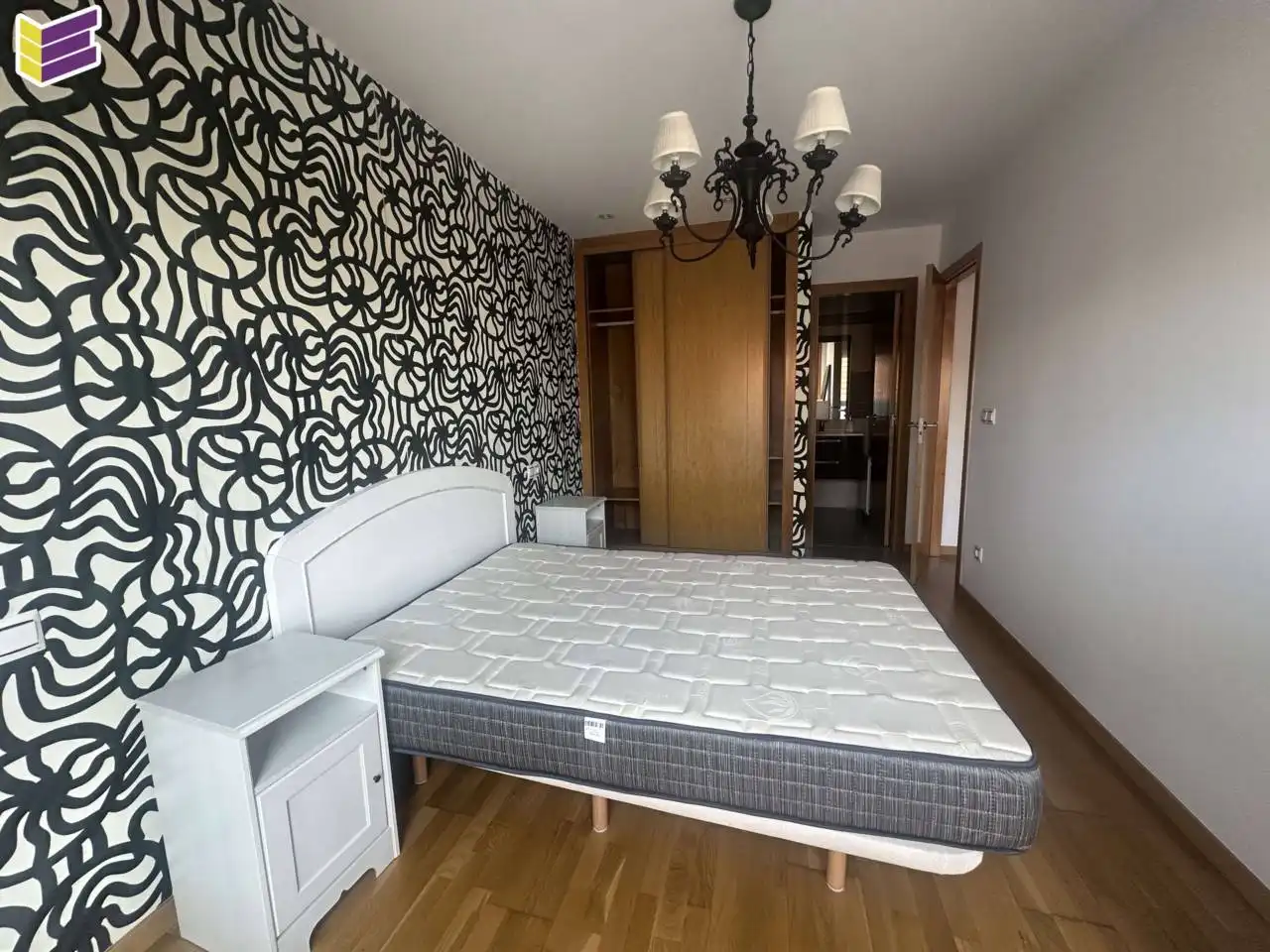 Schlafzimmer von Wohnung zur Miete in O Porriño   mit Heizung, Abstellraum und Möbliert