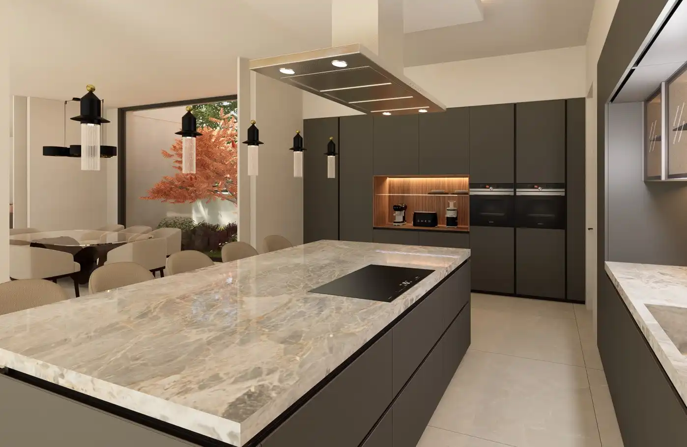 Kitchen of Houses for sale in Villanueva de la Cañada  with Air Conditioner, Heating and Private garden