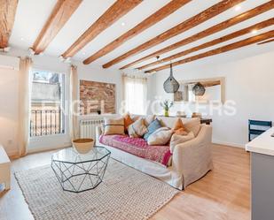 Living room of Apartment to rent in  Barcelona Capital  with Air Conditioner, Heating and Parquet flooring