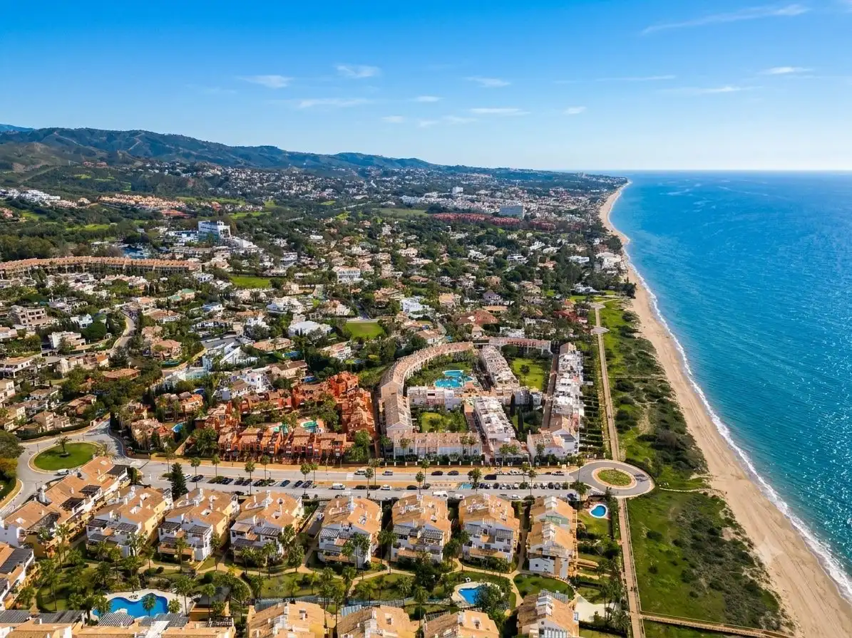 Exterior view of Detached homes for sale in Marbella  with Private garden, Alarm and Community pool