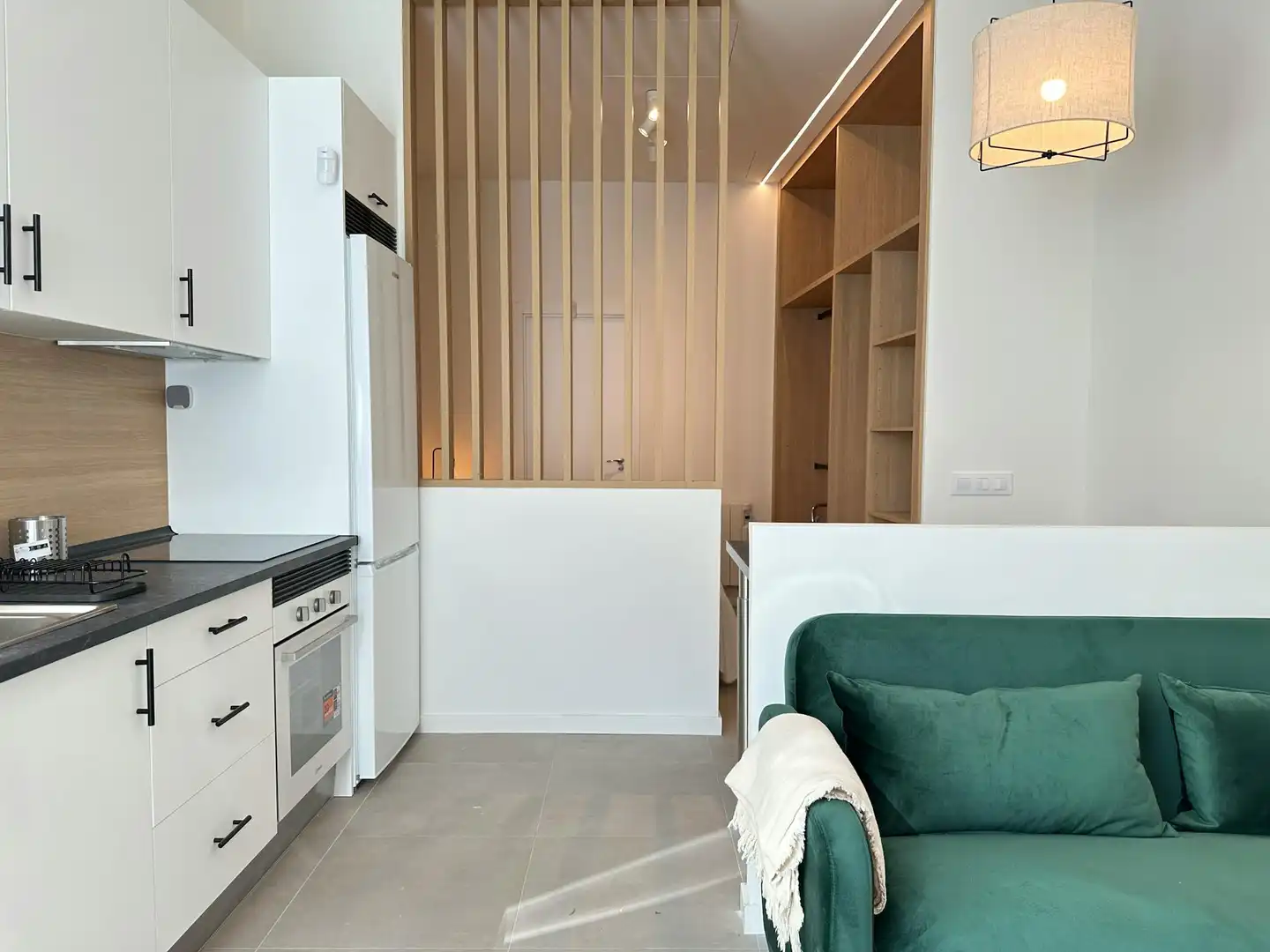 Küche von Wohnung zur Miete in Madrid mit Heizung, Möbliert und Waschmaschine