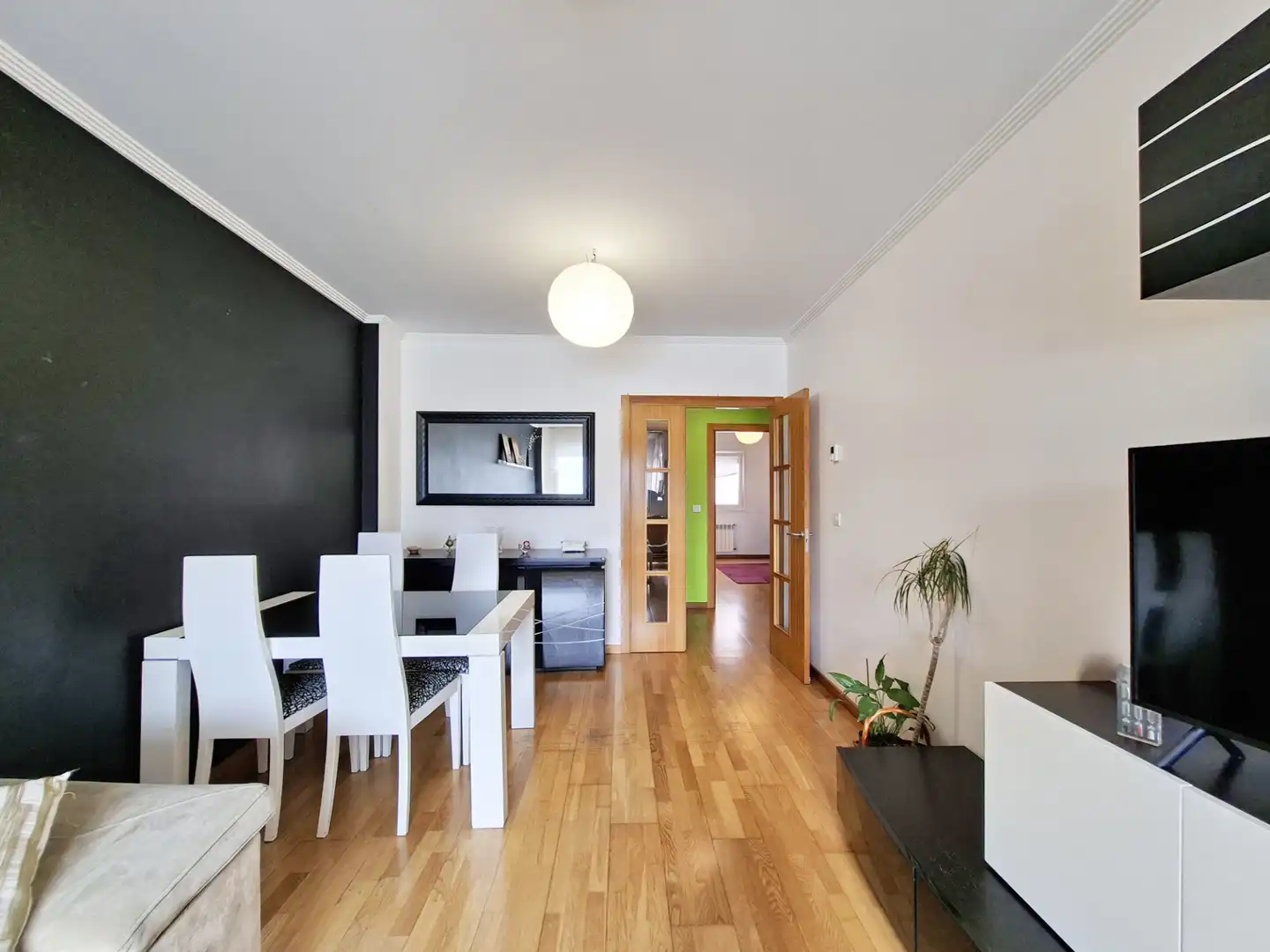Dining room of Flat for sale in Cambre   with Heating, Parquet flooring and Storage room