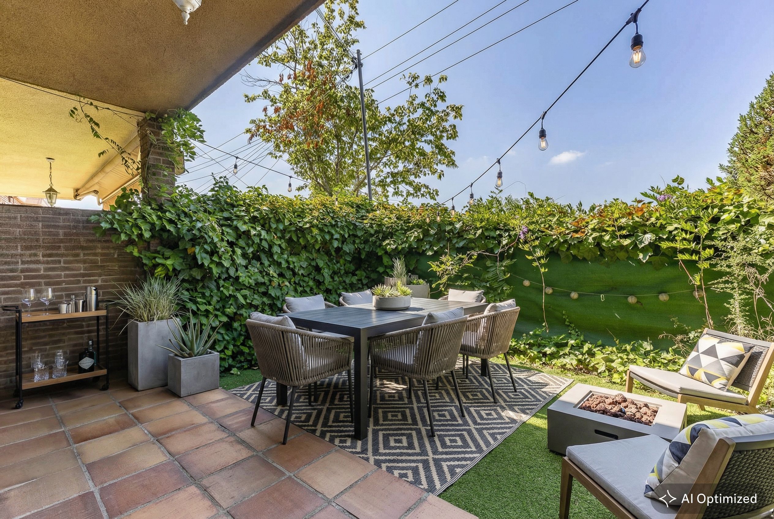 Terrassa de Casa adosada en venda en Cerdanyola del Vallès amb Aire condicionat, Calefacció i Jardí privat