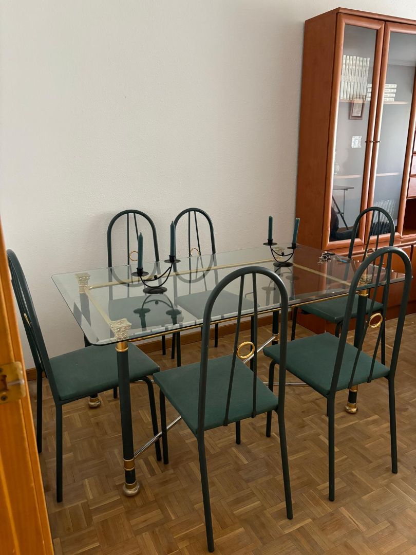 Dining room of Flat to rent in León Capital   with Heating, Parquet flooring and Furnished