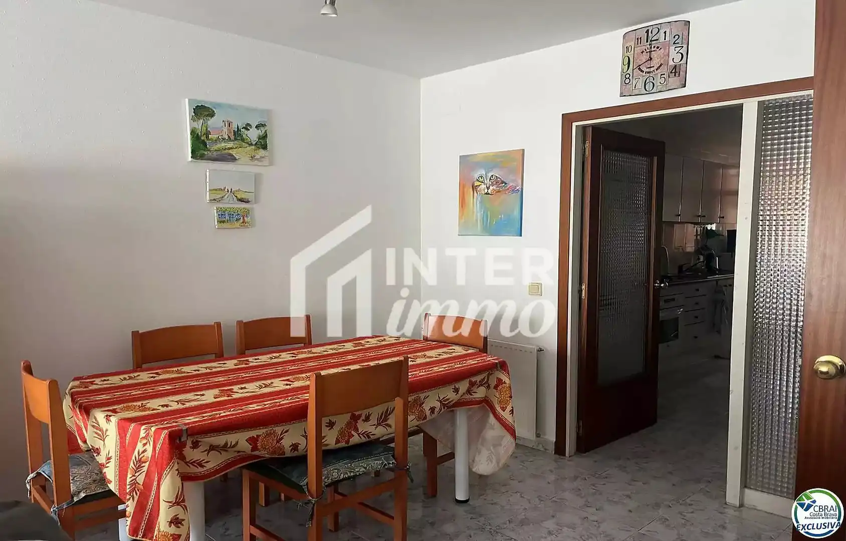 Sala de estar de Piso en venta en Roses con Aire acondicionado y Terraza