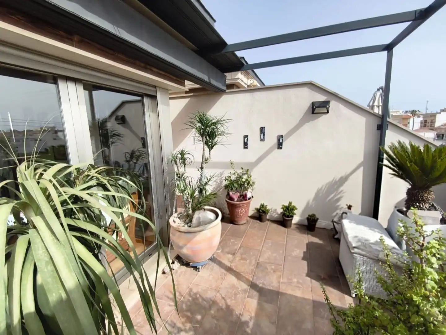Terrassa de Casa o xalet en venda en Pilar de la Horadada amb Aire condicionat, Terrassa i Piscina