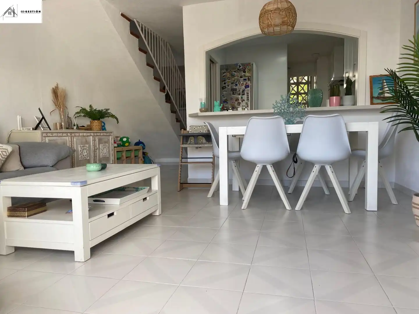 Esszimmer von Maisonette zum Verkauf in Mijas mit Klimaanlage, Heizung und Terrasse