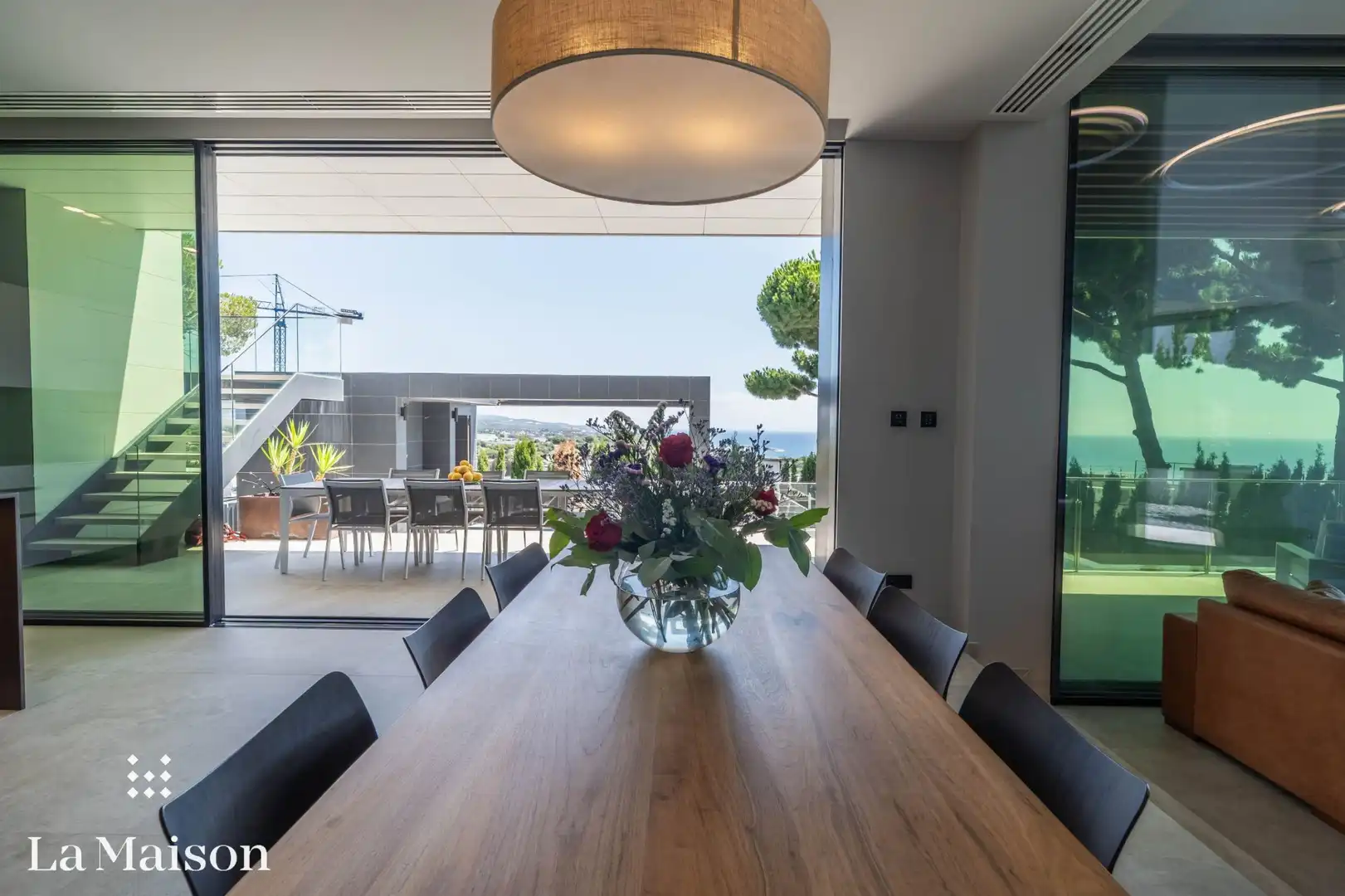 Comedor de Casa o chalet en venta en Caldes d'Estrac con Aire acondicionado, Calefacción y Jardín privado