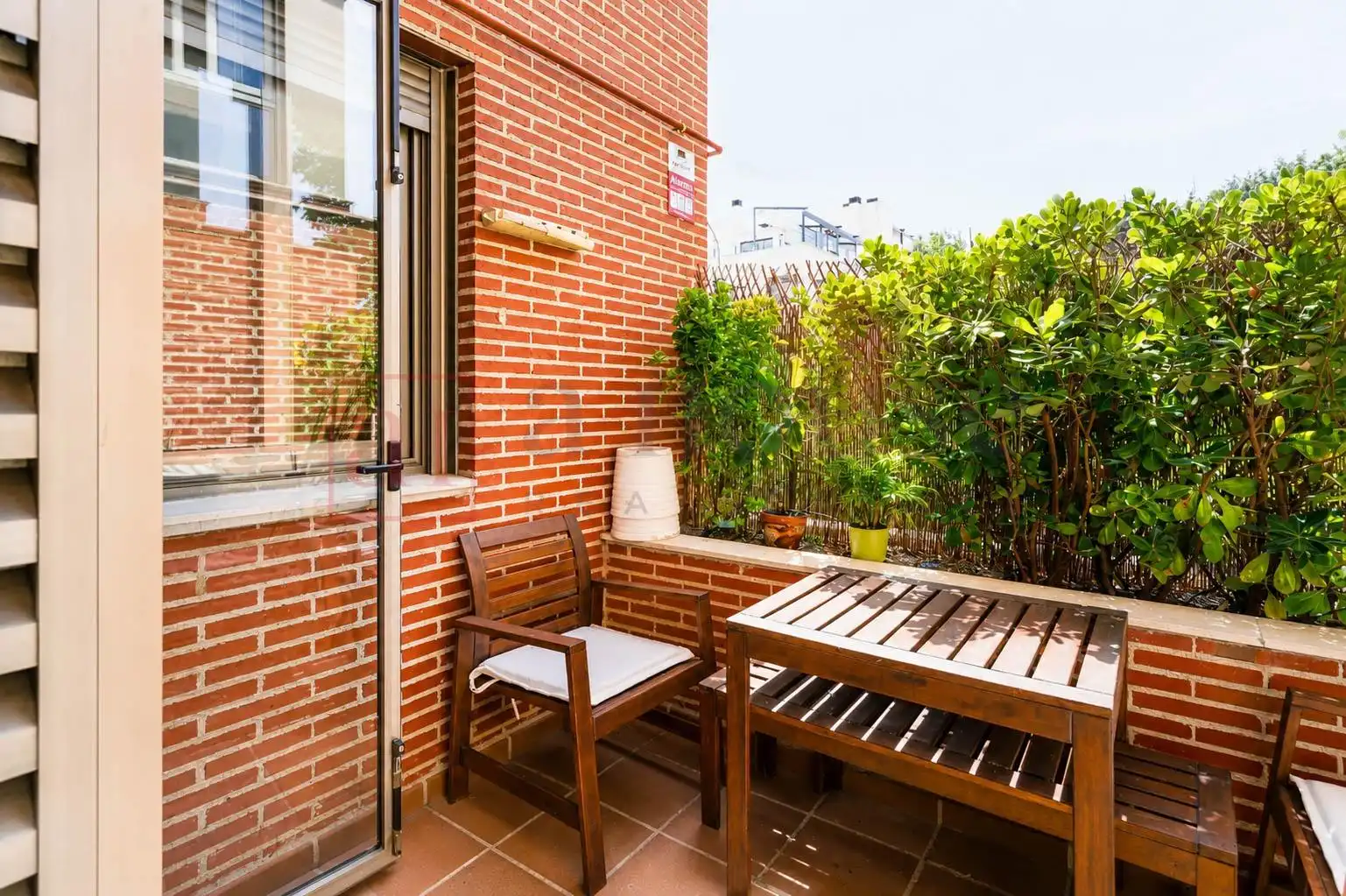 Terrasse von Erdgeschoss zum Verkauf in Madrid mit Klimaanlage, Heizung und Privatgarten