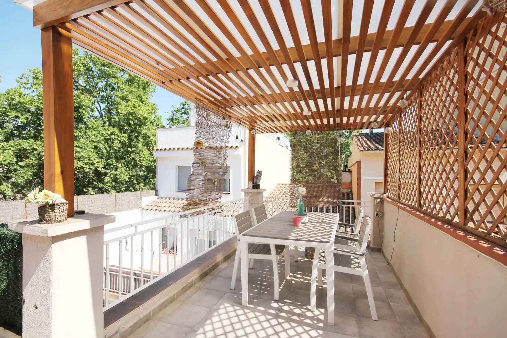 Terraza de Ático en venta en Cerdanyola del Vallès con Aire acondicionado, Calefacción y Jardín privado