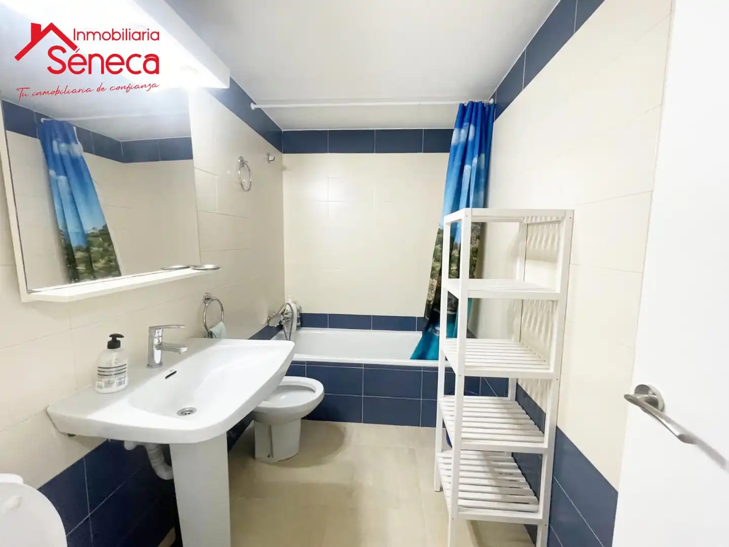 Baño de Piso de alquiler en Córdoba con Aire acondicionado, Terraza y Amueblado