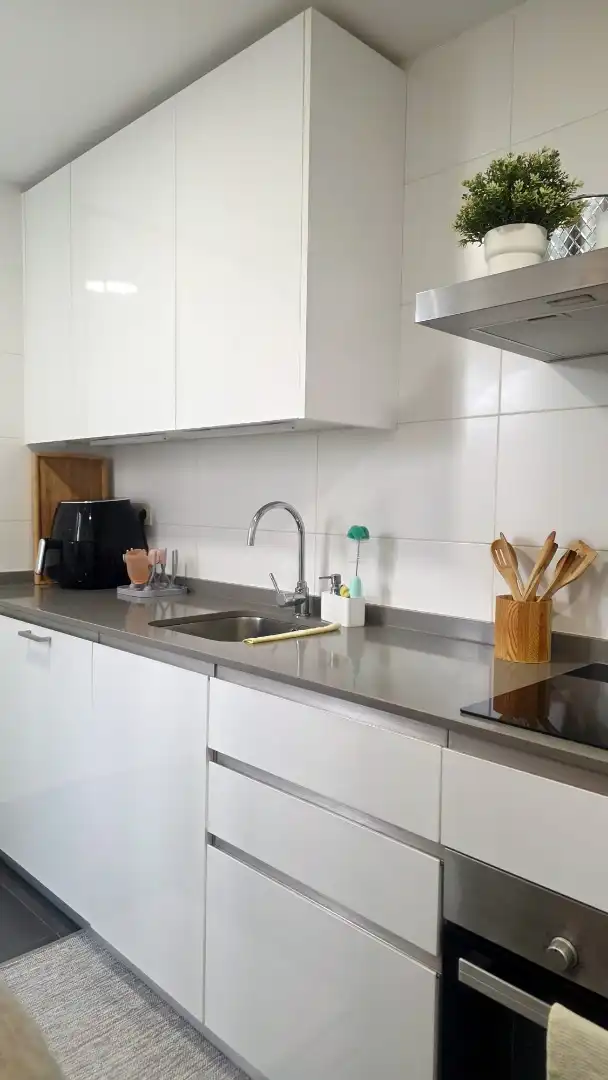 Kitchen of Flat for sale in Málaga  with Air Conditioner, Heating and Parquet flooring