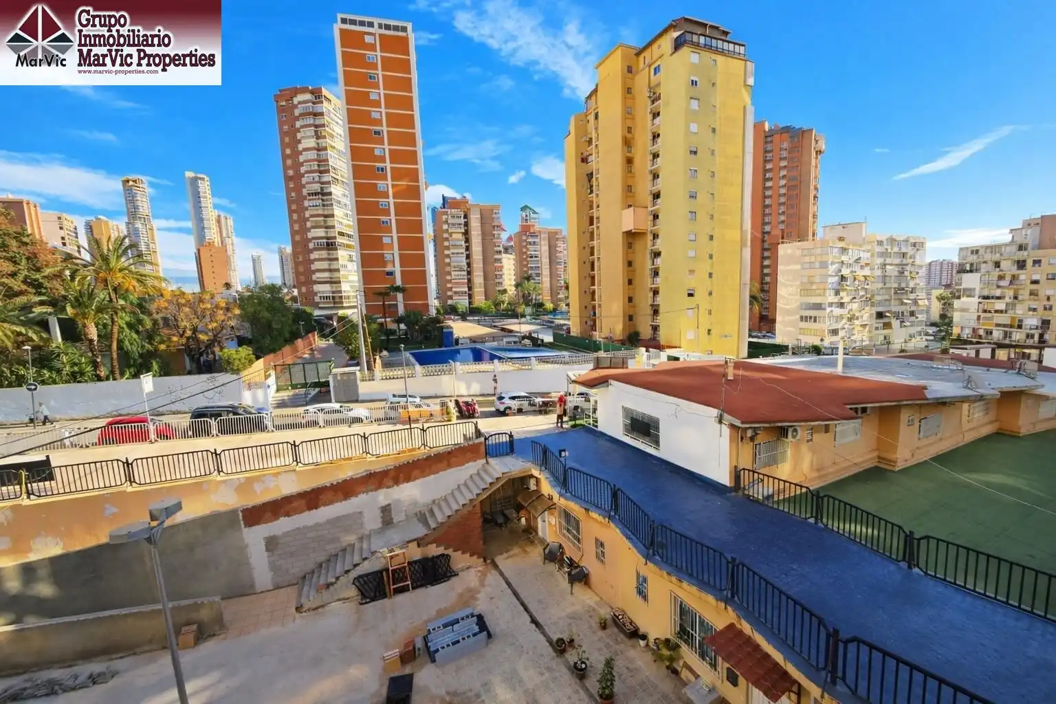 Exterior view of Study for sale in Benidorm  with Air Conditioner, Furnished and Community pool